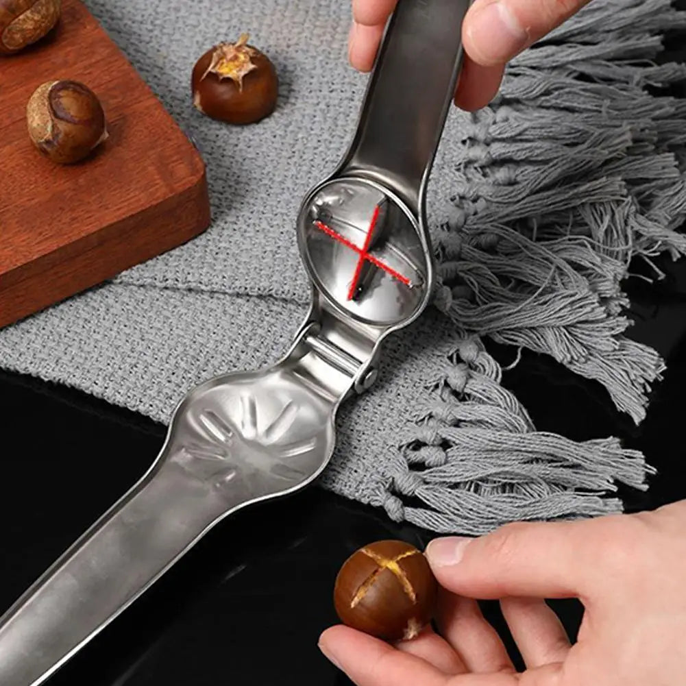 2-in-1 Stainless Steel Nut Cracker Tool