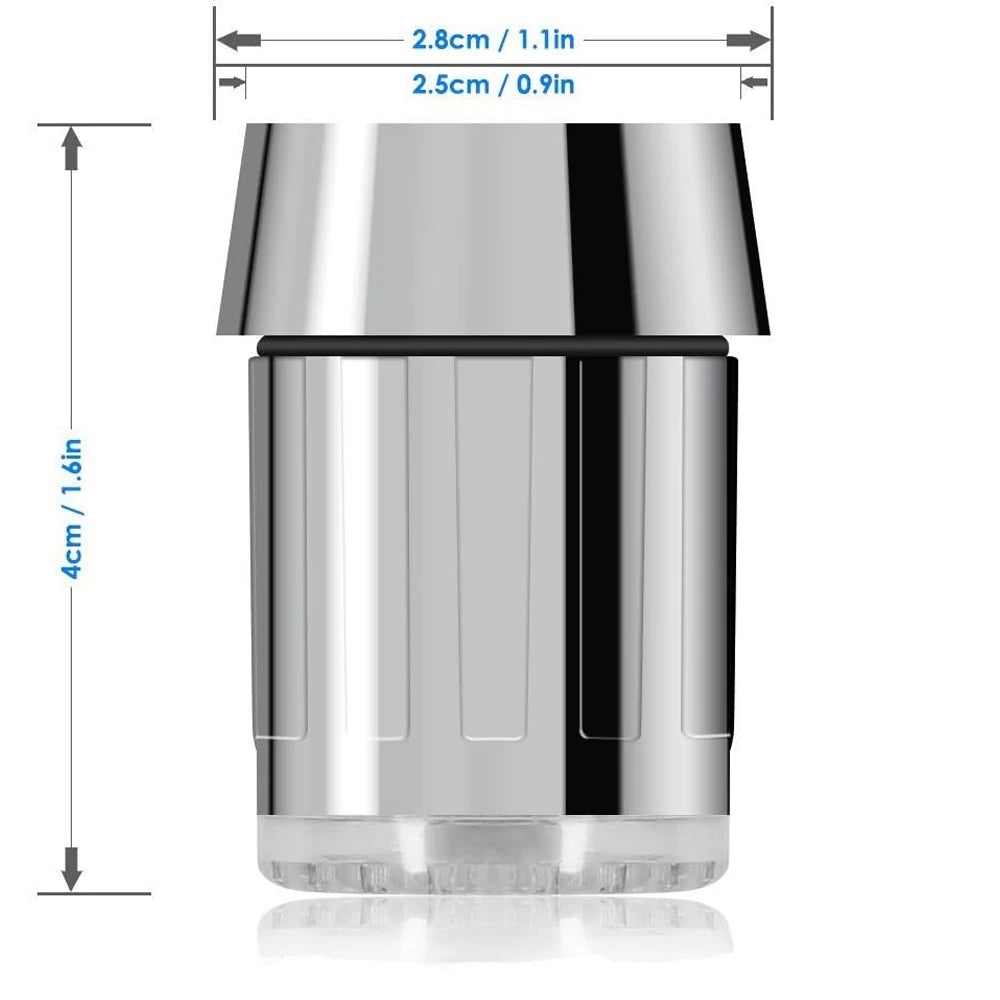 7-Color LED Faucet Head – Glow Water Stream Aerator, Automatic Color Change, Water-Saving Tap Nozzle for Kitchen & Bathroom