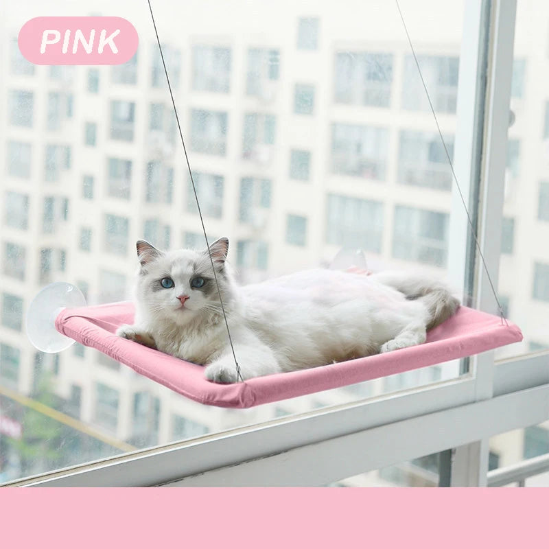 Cat Hammock Bed Hanging Window Seat Perch Nest for Cats Kittens – Holds up to 20kg Pet Accessory