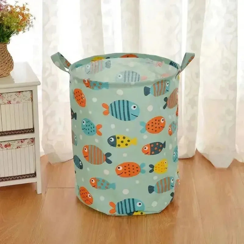 Large Foldable Laundry Basket Waterproof, Collapsible & Multi-Purpose Storage Bin
