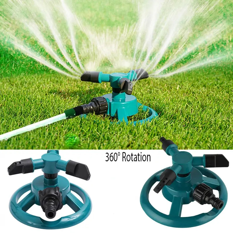 360° Automatic Rotating Sprinkler Nozzle Efficient Garden & Lawn Irrigation