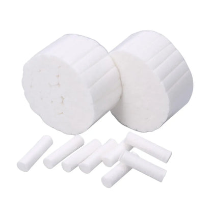 200pcs Dental Cotton Rolls – 100% Cotton, High Absorbency, Surgical-Grade