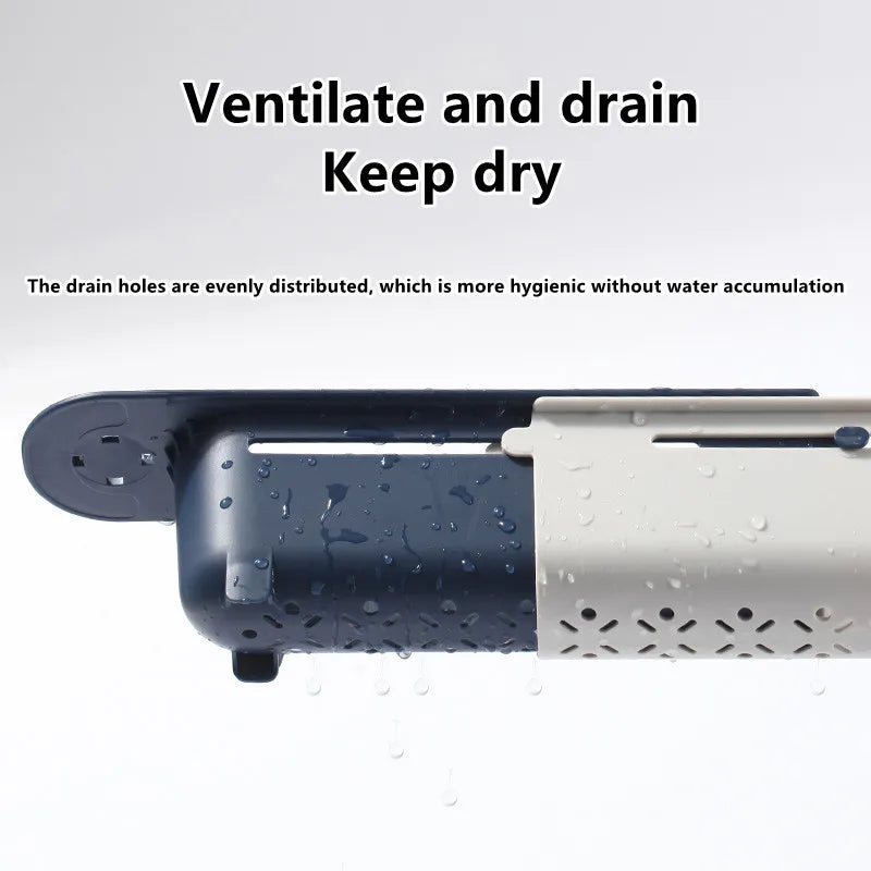 Telescopic Sink Shelf Organizer – Adjustable Soap, Sponge Holder & Drain Rack for Kitchen Sink Storage