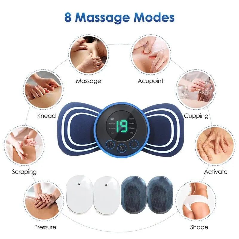 Portable Electric Neck Massager with Remote Control