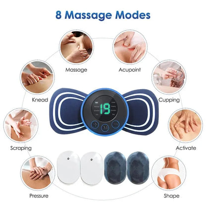 Portable Electric Neck Massager with Remote Control