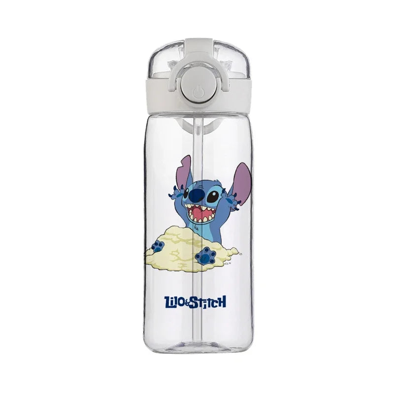 Disney Stitch 400ML Clear Water Bottle