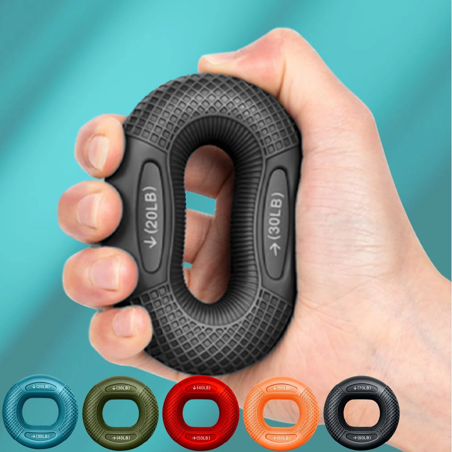 Silicone Finger Gripper for Strength Training