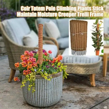 Coir Totem Pole for Climbing Plants Support