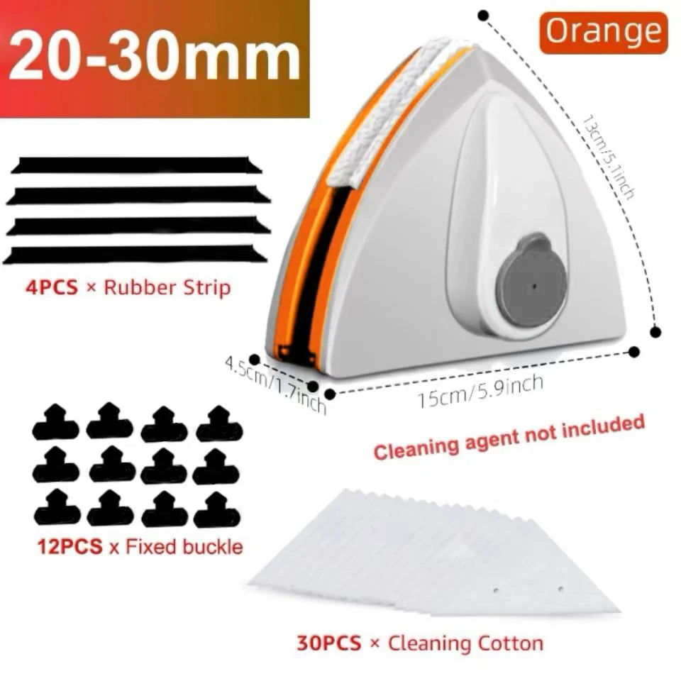 Double-Sided Magnetic Window Cleaner – Automatic Water Discharge Glass Wiper for Household Cleaning