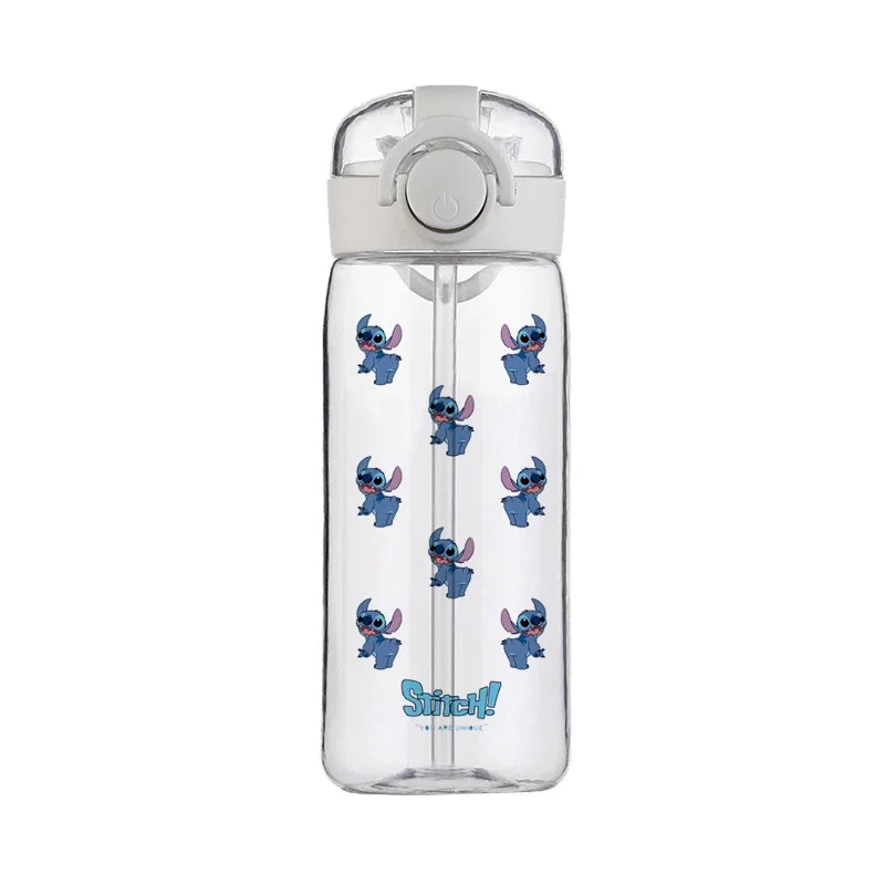 Disney Stitch 400ML Clear Water Bottle