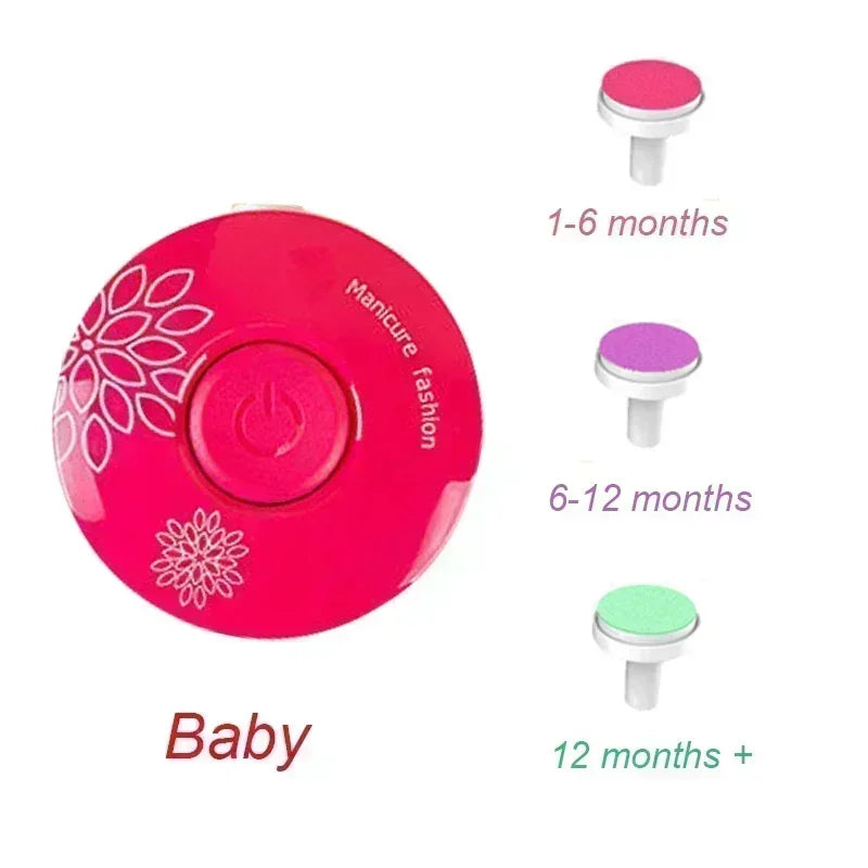 Electric Baby Nail Trimmer – Safe & Easy Nail Care Kit for Newborns and Kids