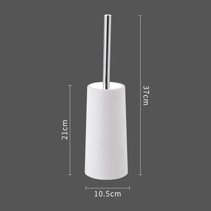 Nordic Style Golden Toilet Brush with Holder – Bathroom & Floor Cleaning Tool