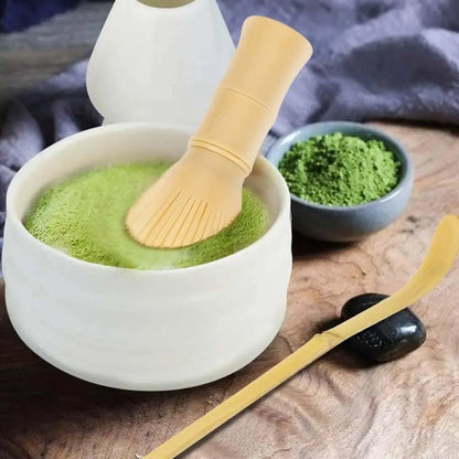 1pc Resin Matcha Whisk with Holder – Reusable Tea Ceremony Tool