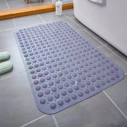 Non-Slip Shower Bath Mat – Thick, Hydrophobic Pad with Suction Cups & Foot Massage