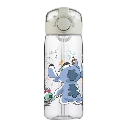 Disney Stitch 400ML Clear Water Bottle