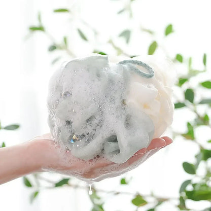 Foaming Mesh Bath Sponge  Body Scrub & Skin Exfoliator