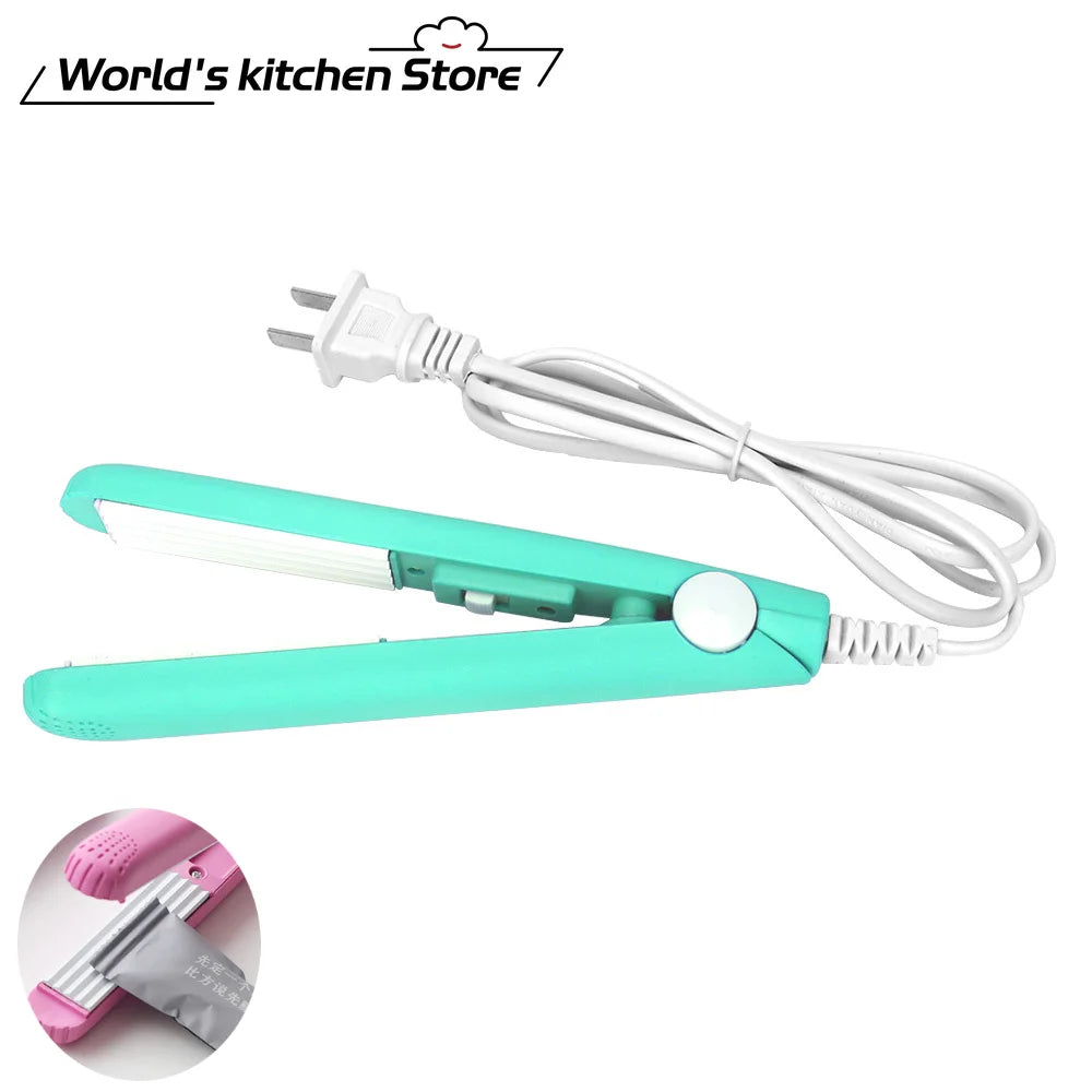 Mini Portable Heat Sealing Machine – Handheld Food Bag Sealer, Plastic Impulse Sealer for Household Use