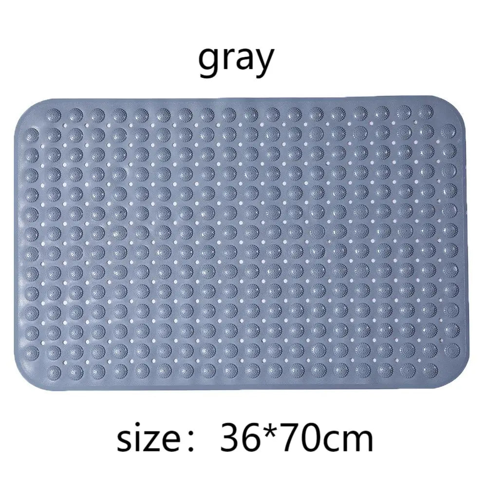 Non-Slip Shower Bath Mat – Thick, Hydrophobic Pad with Suction Cups & Foot Massage