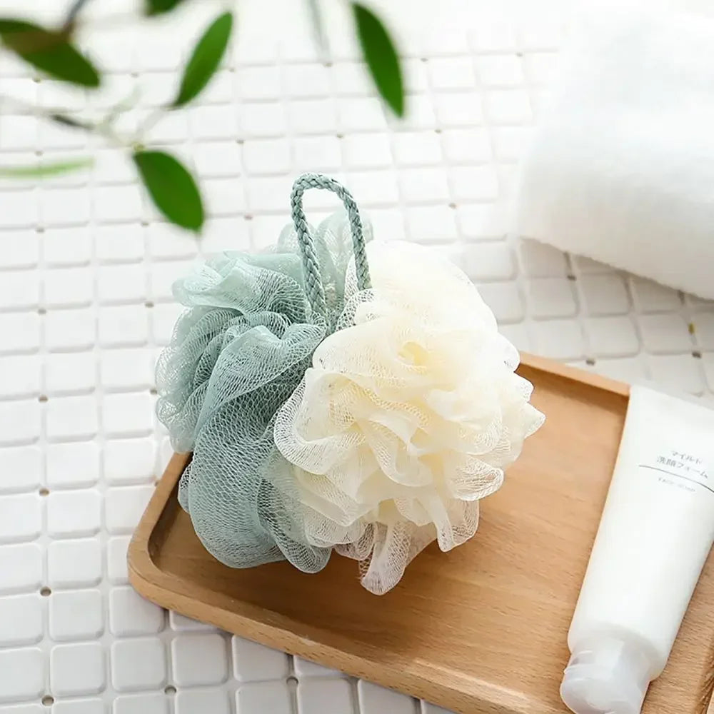 Foaming Mesh Bath Sponge  Body Scrub & Skin Exfoliator