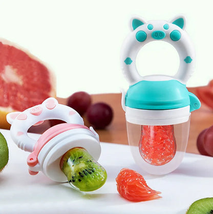 Silicone Feeding Spoon and Juice Extractor Cup