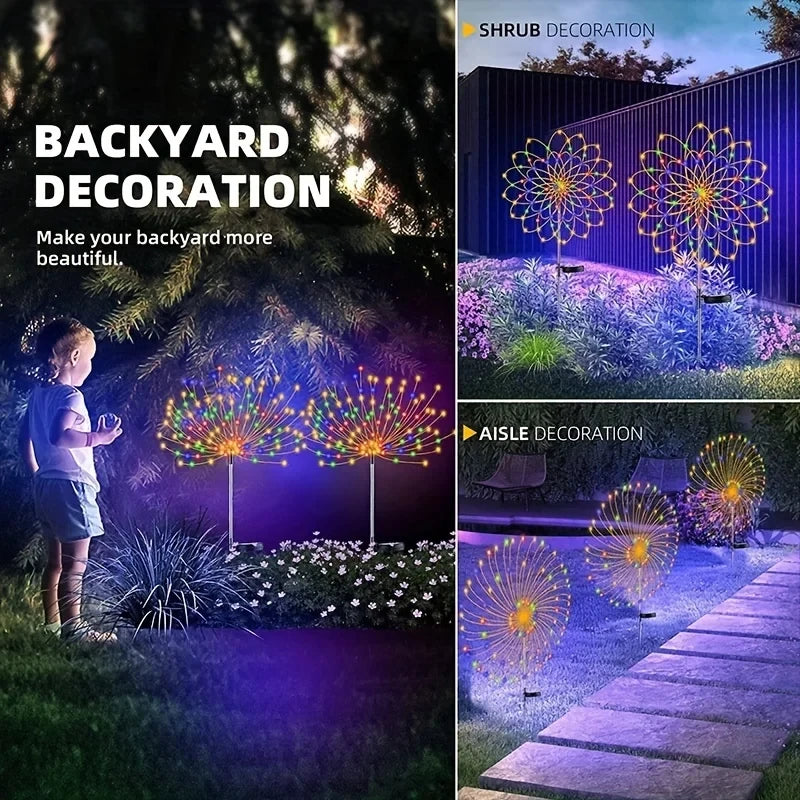 LED Solar Firework Light 90-200cm