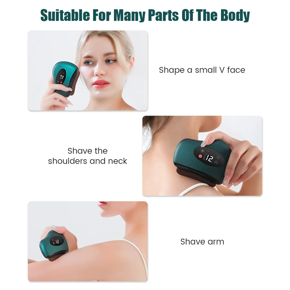 Electric Gua Sha Massager with Heating Function