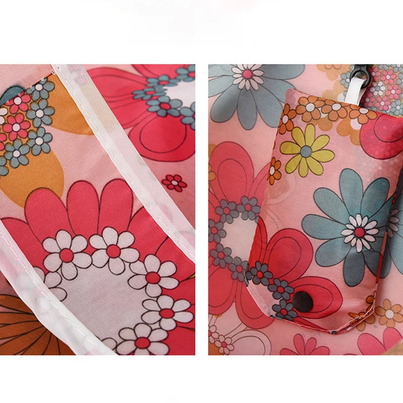 Foldable Eco-Friendly Fashion Tote Large Capacity, Travel & Grocery Bag