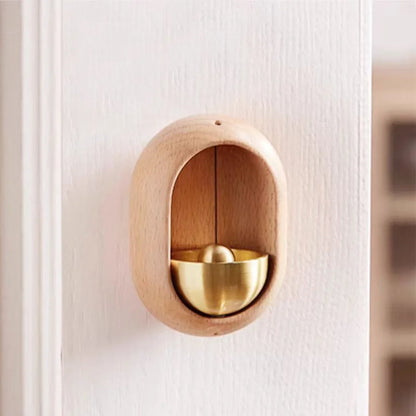 Wooden Wind Chime Doorbell – Hanging Entry Decoration for Home