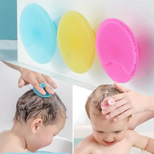 Silicone Baby Shampoo Brush – Soft Scalp & Hair Washing Massager for Infants and Kids