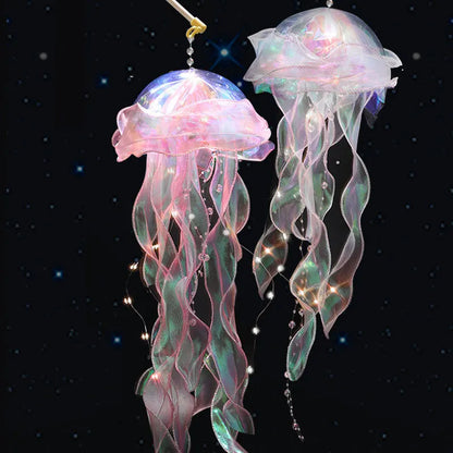 Jellyfish Night Light – Portable Kids Lantern for Ocean-Themed Room or Party Decor