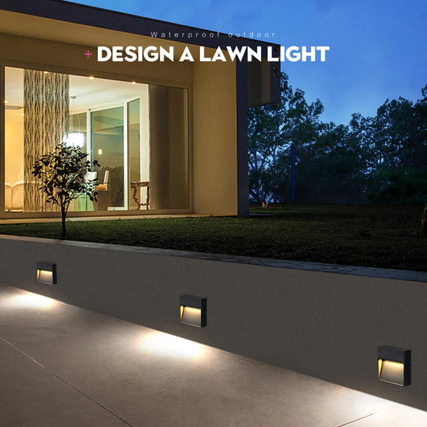 LED Waterproof Foot Lights for Outdoor Spaces