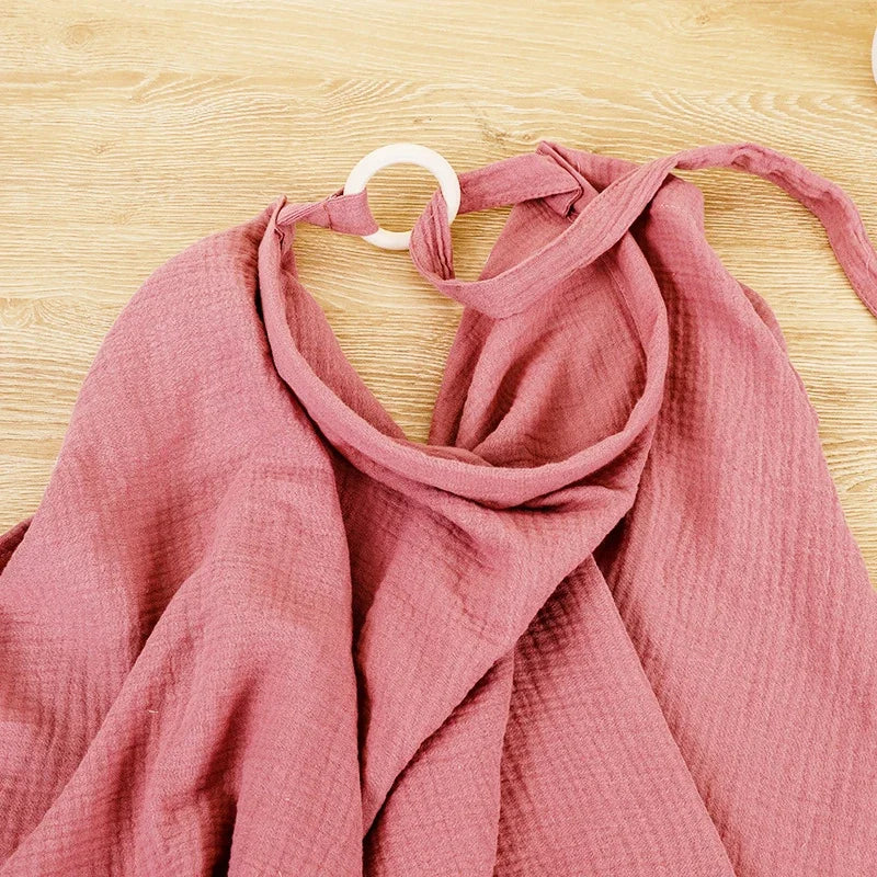 Adjustable Cotton Breastfeeding Cover – Privacy Nursing Apron & Stroller Blanket