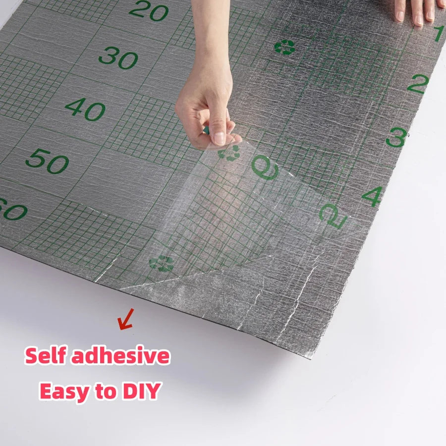 1 Roll 3D Self-Adhesive Foam Wall Panel