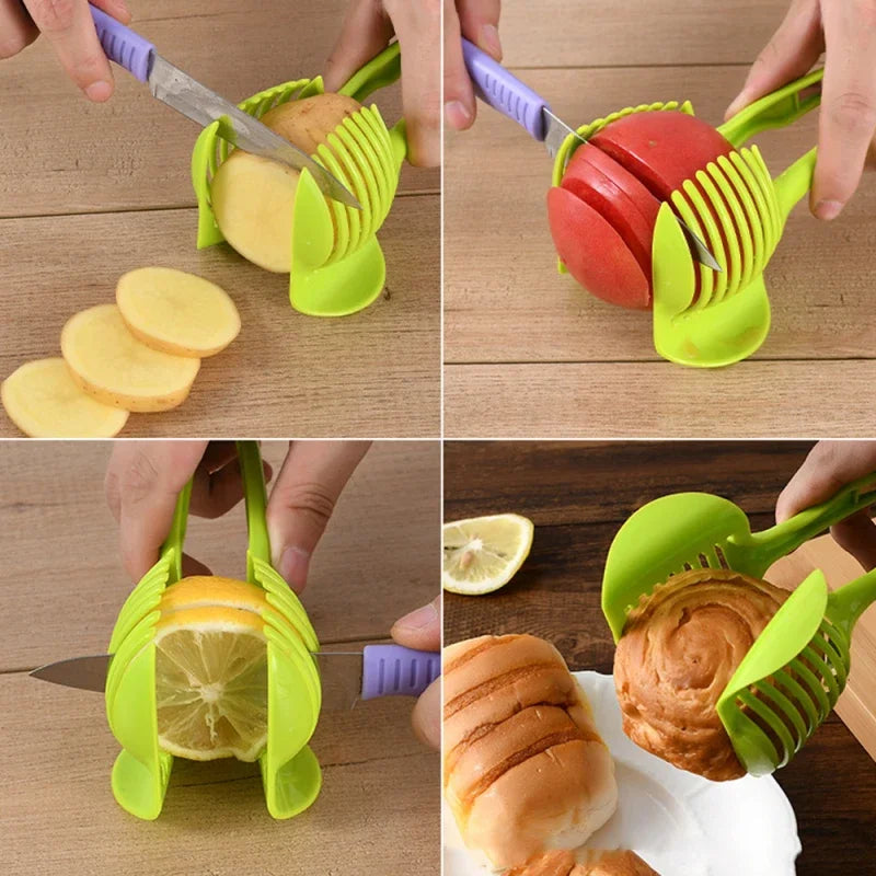 Handheld Tomato Slicer and Fruit Cutting Tool