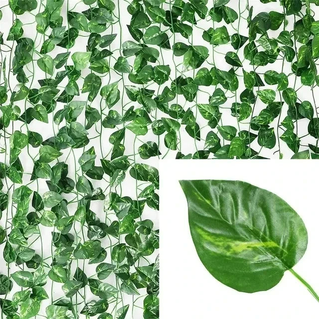 Battery Ivy Vine String Light – Hanging Fake Plant Decor