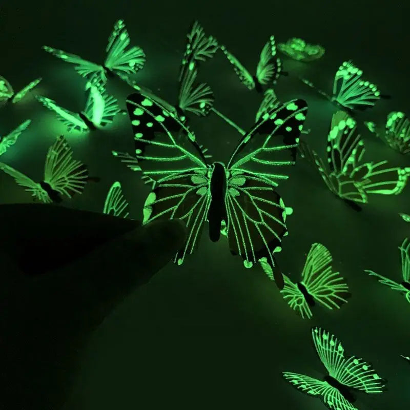 3D Luminous Butterfly Wall Stickers