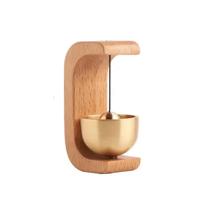 Wooden Wind Chime Doorbell – Hanging Entry Decoration for Home