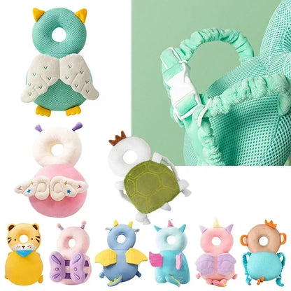 1–3T Toddler Head Protector – Cartoon Safety Pad to Prevent Back & Head Injuries