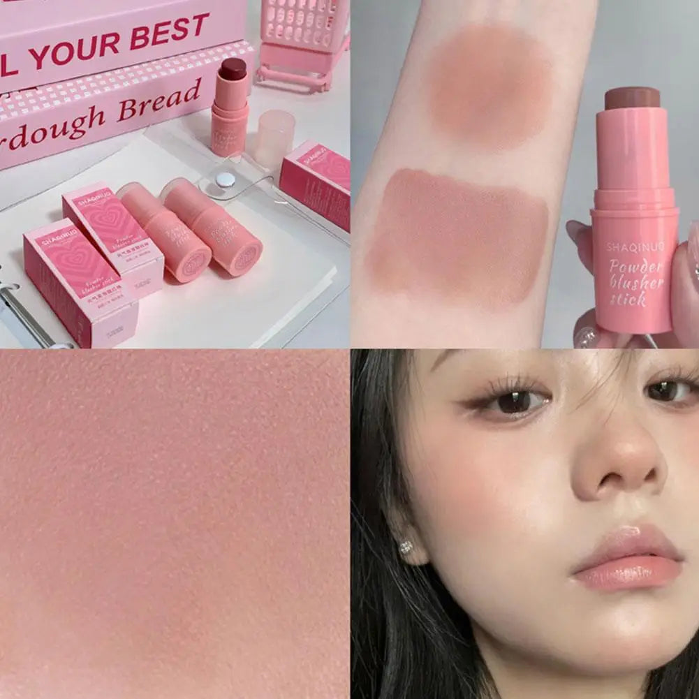 3-in-1 Monochrome Blush Stick – Lip, Cheek & Contour Matte Makeup