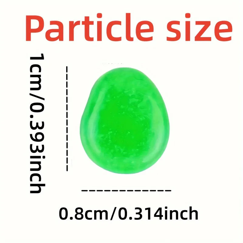 100pcs Glow-in-the-Dark Garden Pebbles  Luminous Stones for Decor