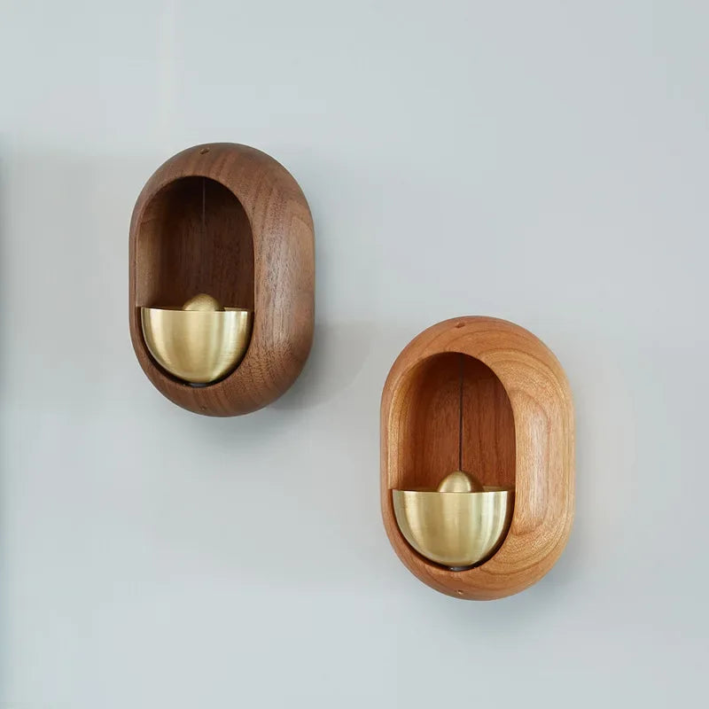 Wooden Wind Chime Doorbell – Hanging Entry Decoration for Home