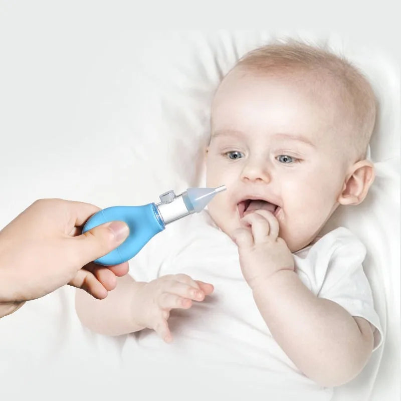 Silicone Baby Nasal Aspirator – Gentle Nose Cleaner for Kids