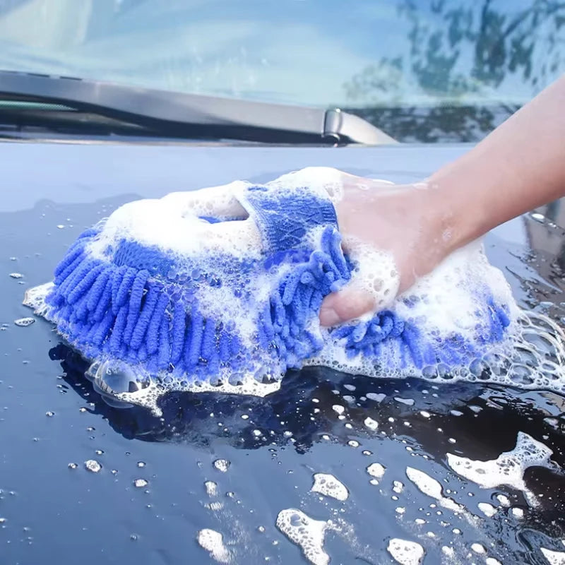 Microfiber Chenille Car Wash Sponge and Accessories