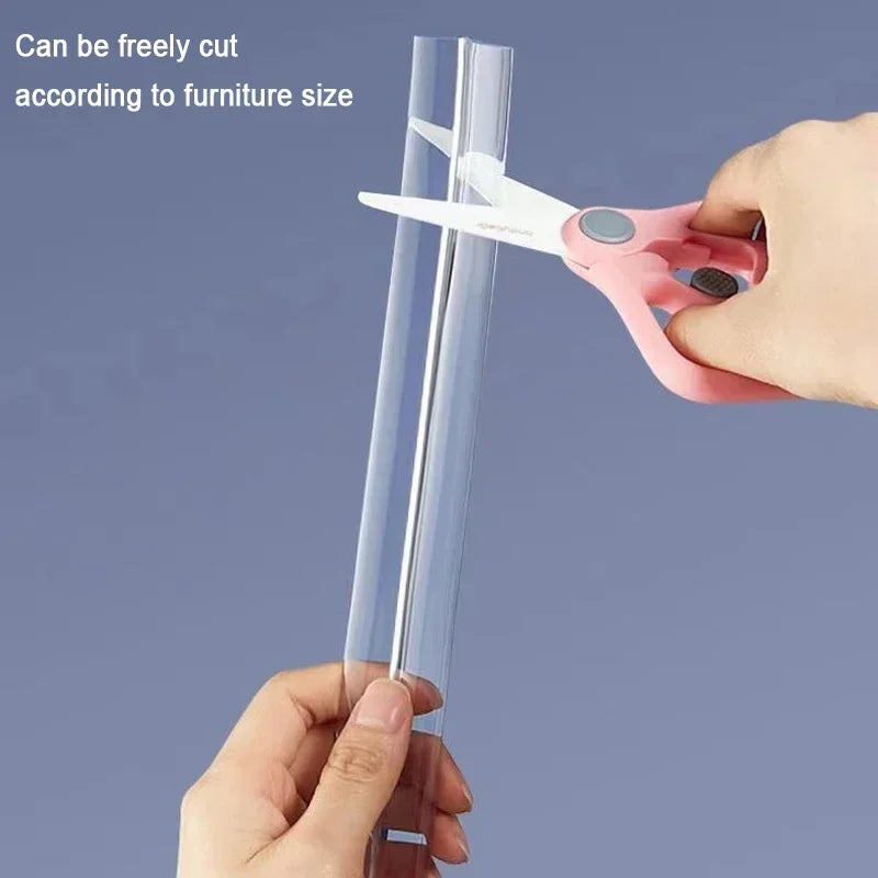 1/2/3M Transparent Baby Safety Edge Guard – Soft PVC Table Corner Protector Strip