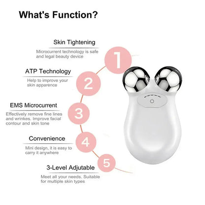 Microcurrent Facial Massager for Anti-Wrinkle and Firming