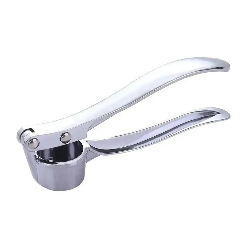 Multifunctional Zinc Alloy Garlic Press – Anti-Skid Manual Garlic Crusher