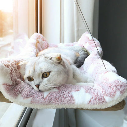 Cat Hammock Bed Hanging Window Seat Perch Nest for Cats Kittens – Holds up to 20kg Pet Accessory
