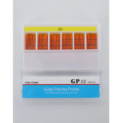 TJDent Endo Gutta Tapers #15-40, F1-F5 with Scale – Dental Absorbent Paper Consumables