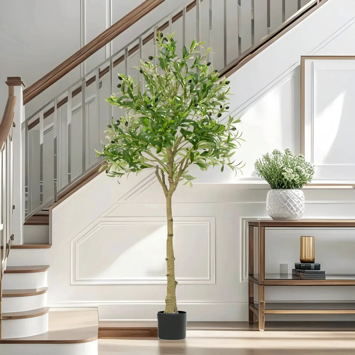 Artificial Olive Tree with Fruit – 4/5/6FT Home & Garden Decor