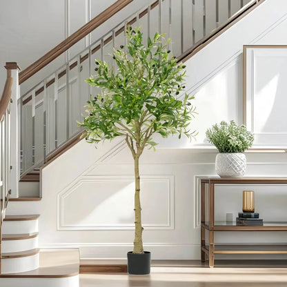Artificial Olive Tree with Fruit – 4/5/6FT Home & Garden Decor